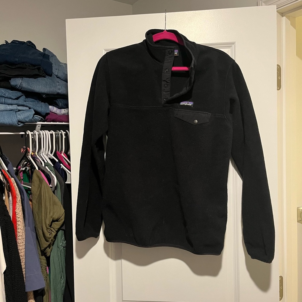 Black Patagonia Quarter Zip Pullover